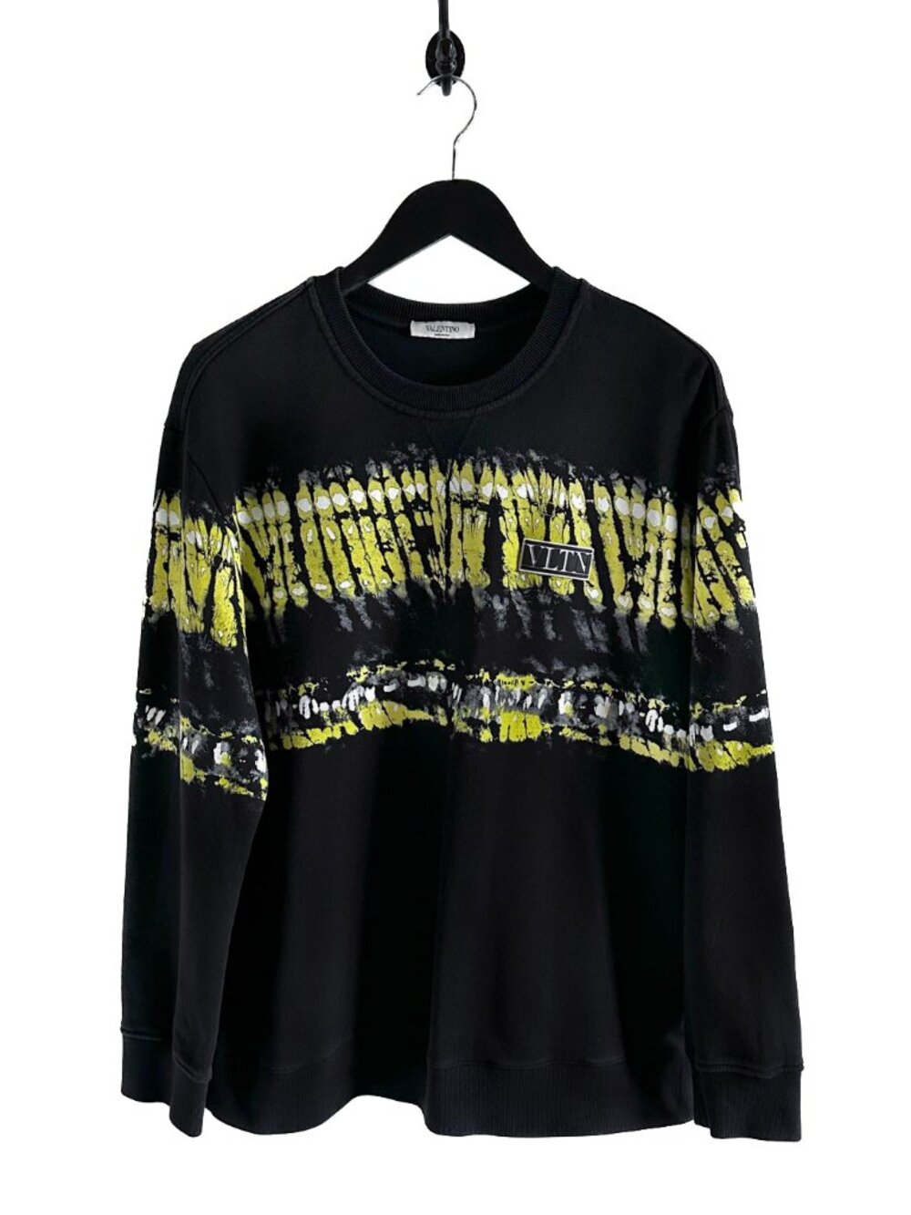 Valentino Black VLTN Pop Skin Print Sweatshirt
